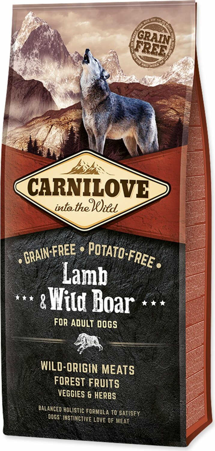 Krmivo Carnilove Adult Lamb & Wild Boar 12kg