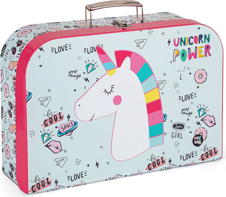 Dětský lamino kufřík - 34 cm - Unicorn Love