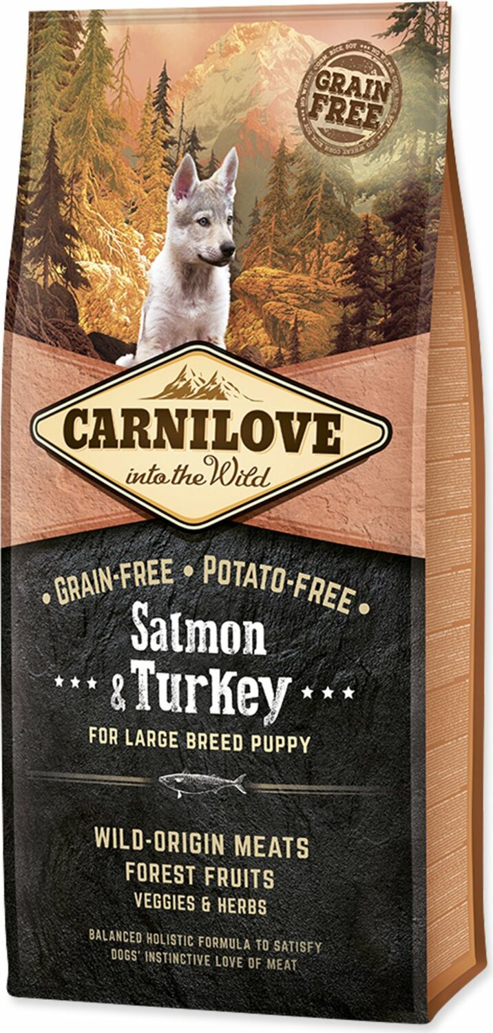 Krmivo Carnilove Puppy Large Breed Salmon & Turkey 12kg