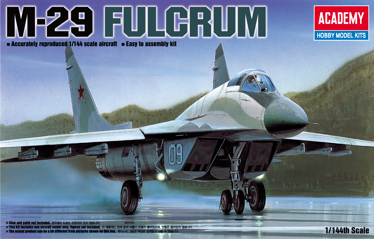 Model Kit letadlo 12615 - M-29 FULCRUM (1: 144)