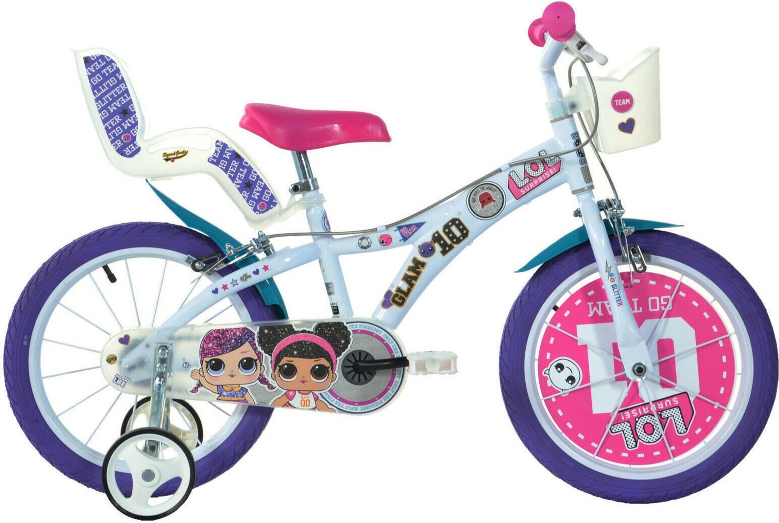DINO Bikes - Detský bicykel 16" 616GLOL - L.O.L. SURPRISE 2020