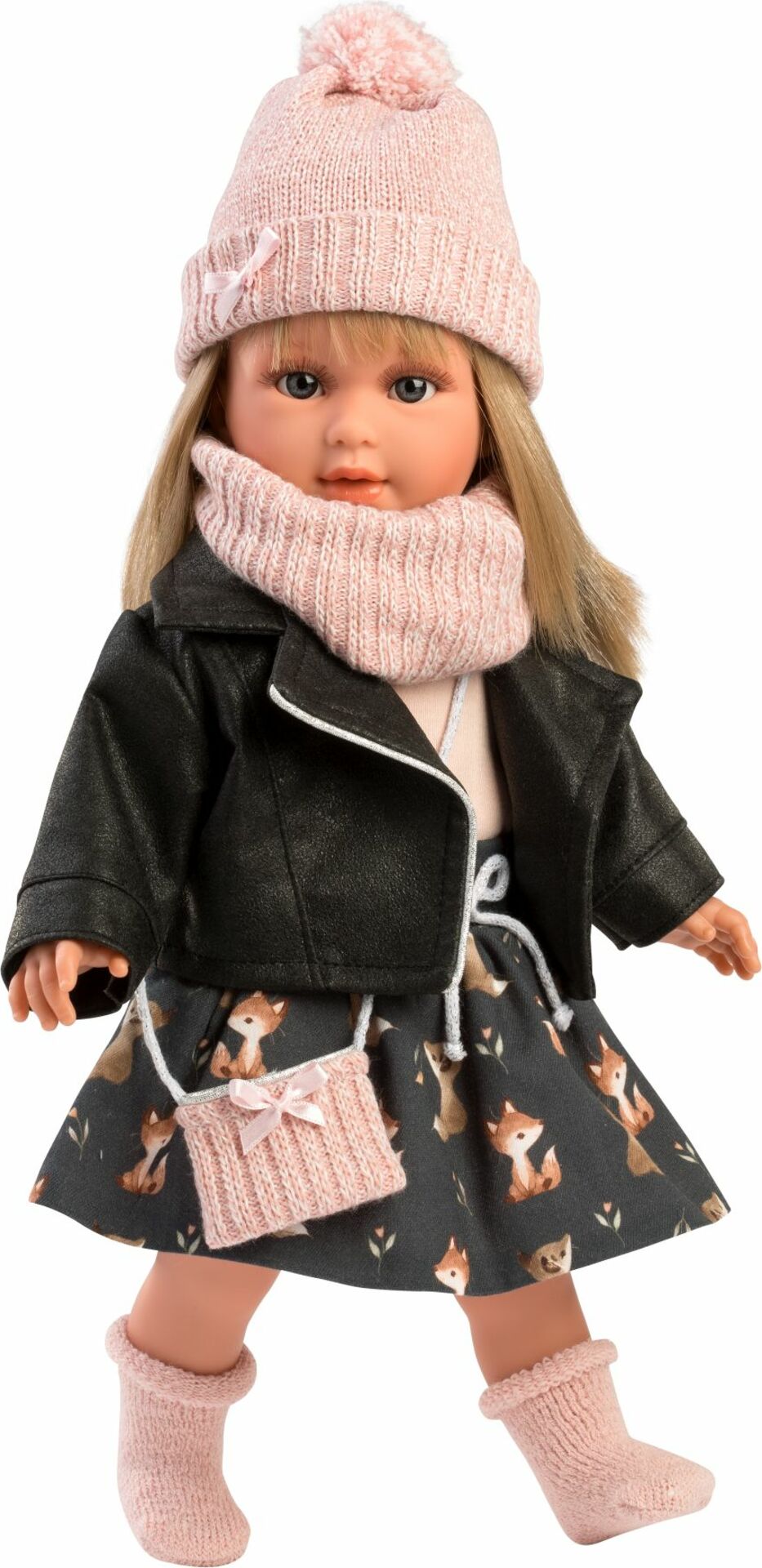 Llorens 54040 CARLA -realistická panenka s měkkým látkovým tělem - 40 cm