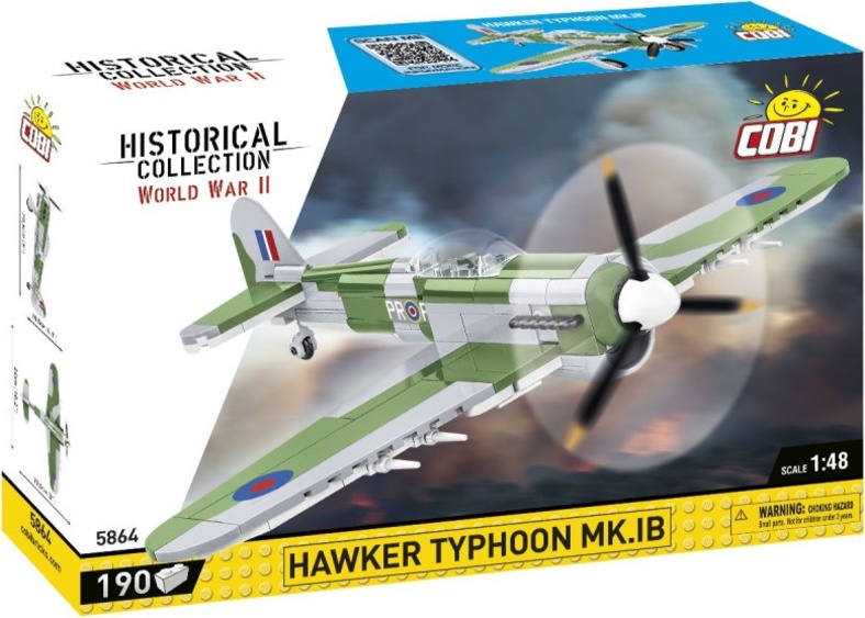 Cobi II WW Hawker Typhoon Mk. IB, 1:48, 188 k