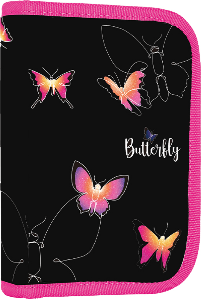 Penál 1-posch. 2 chlopně, prázdný OXY NEXT Butterfly