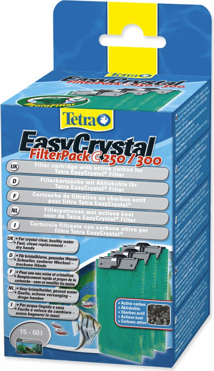 Náplň Tetra Easy Crystal aktivní uhlí 250/300/Silhouette