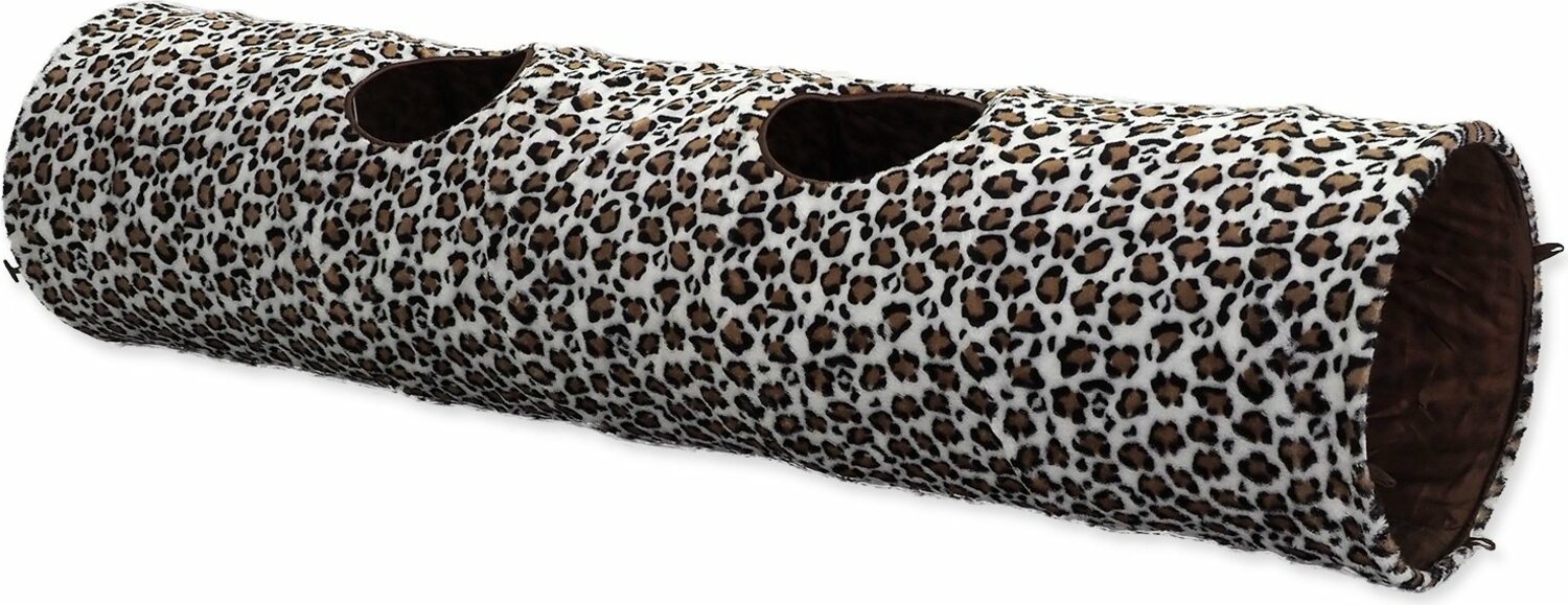 Tunel Magic Cat XL plyš leopard 150x35cm