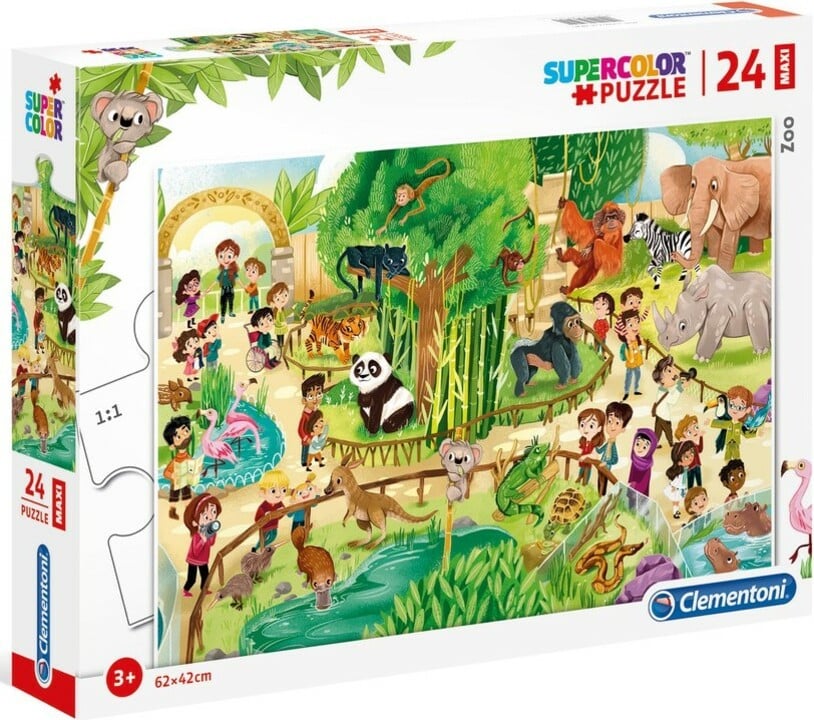 Puzzle Supercolor 2x60 Zoo