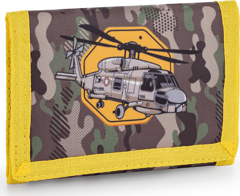 Dětská peněženka se šňůrkou - Helikoptéra