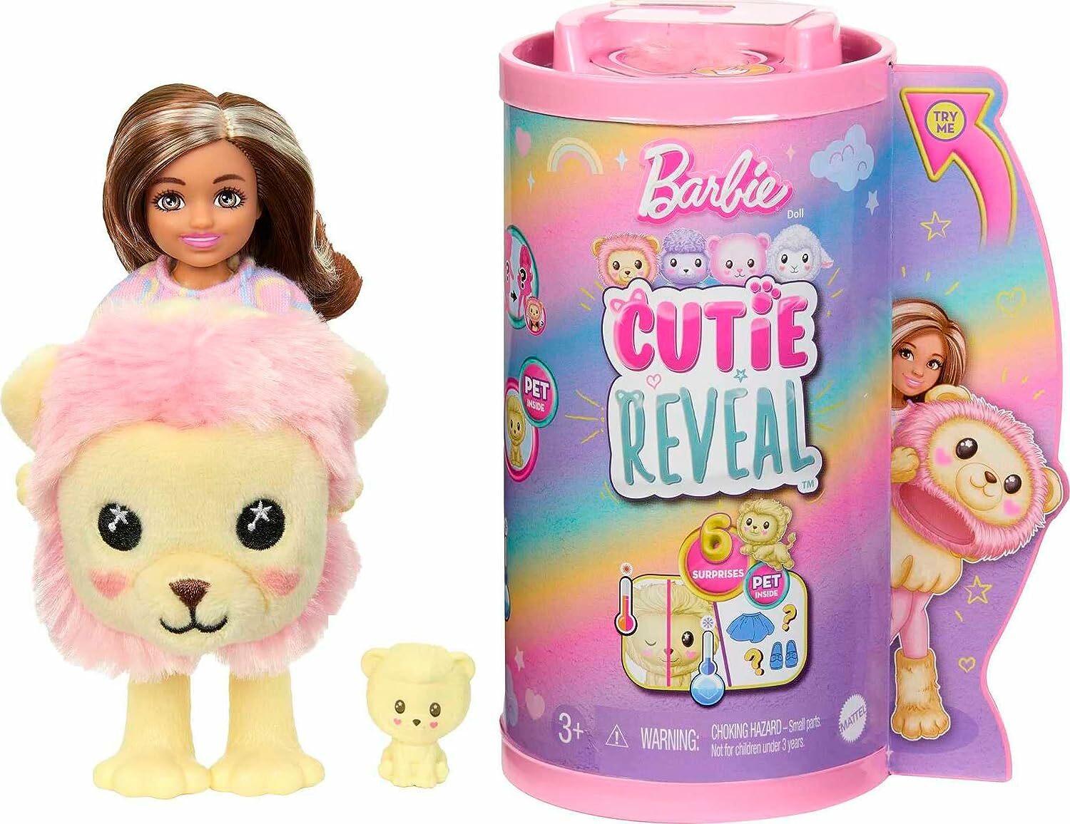 Mattel Barbie Cutie reveal Chelsea Lev HKR17 pastelová edice