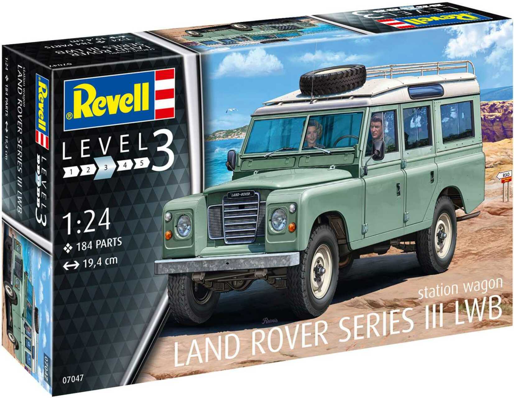 Plastic modelky auto 07047 - Land Rover Series III (1:24)