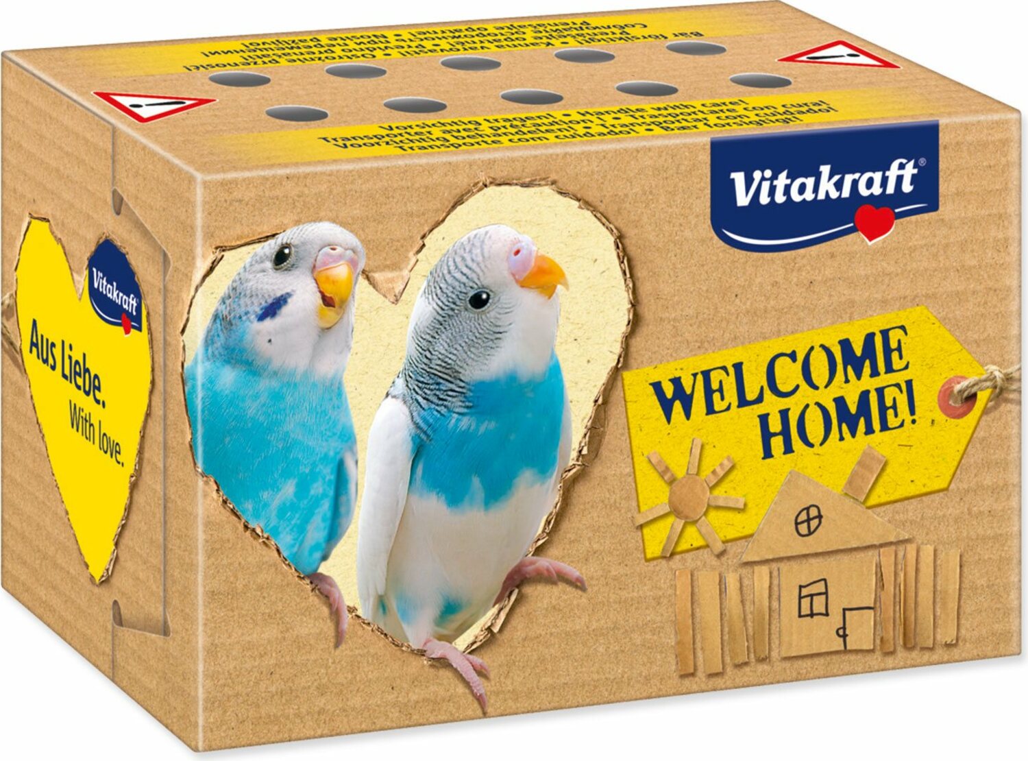 Krabice Vitakraft pro přenos exotického ptactva