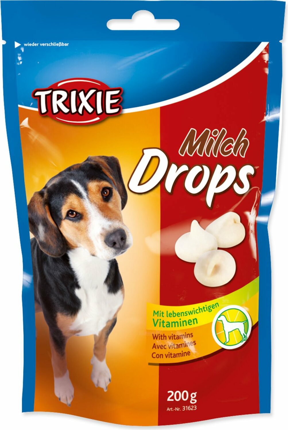 Pochoutka Trixie Dropsy mléčné 200g