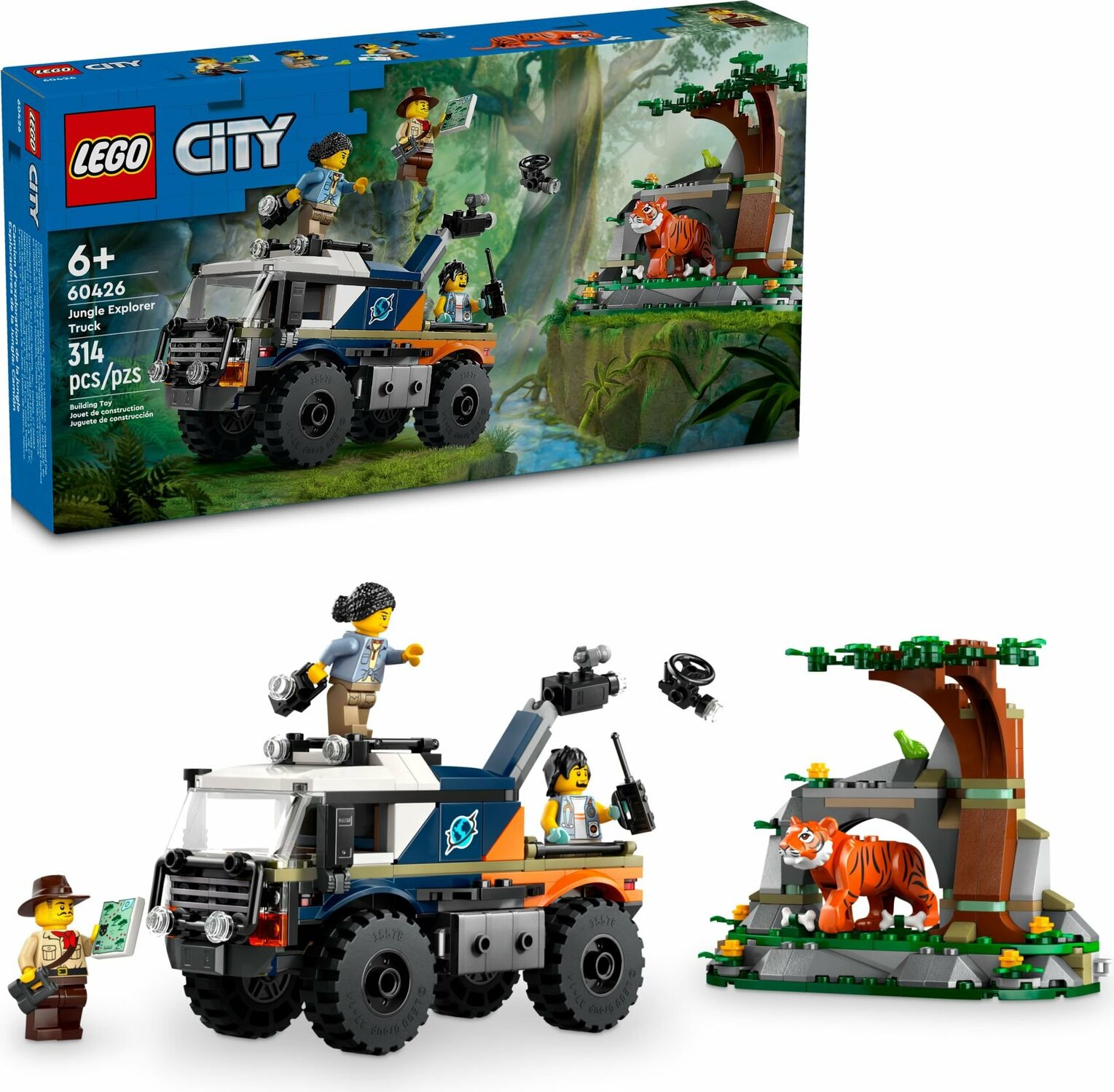 LEGO® City 60426 Terénní vozidlo pro průzkum džungle