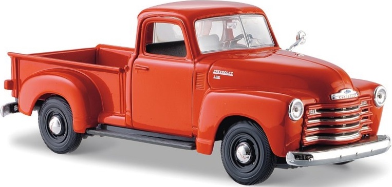 Maisto - 1950 Chevrolet 3100 Pickup, oranžový, 1:25