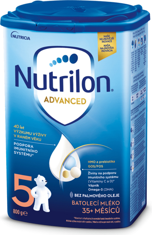 NUTRILON 5 Mléko batolecí 800 g, 35+