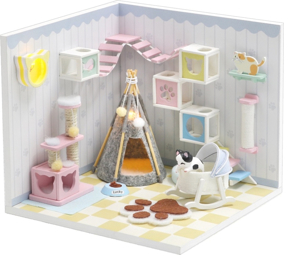 Miniatura domku Domů kočičky Mňau
