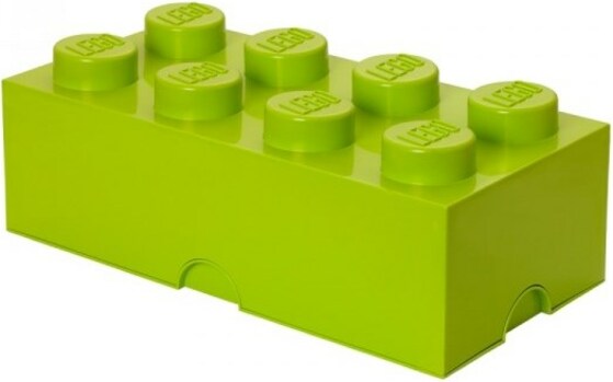 LEGO úložný box 8 - svetlo zelená