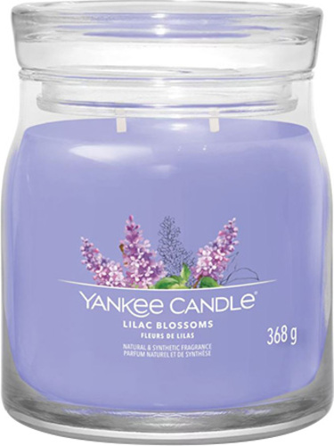 Yankee Candle Šeříkové květiny, Svíčka ve skleněné dóze 368 g