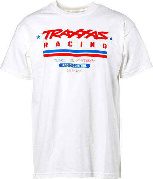 Traxxas tričko Heritage bílé XL