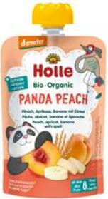 Hollis Panda Peach Bio pyré broskev meruňka banán špalda 100 g (8+)