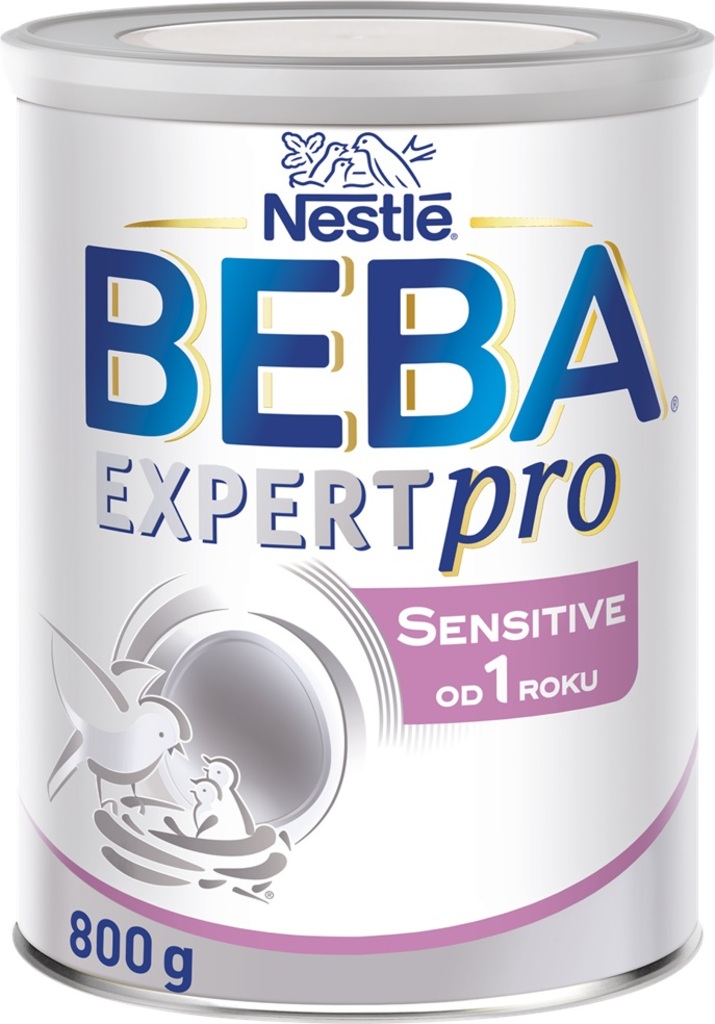 BEBA EXPERTpro SENSITIVE od 1 roku, mléčná výživa pro malé děti, 800 g