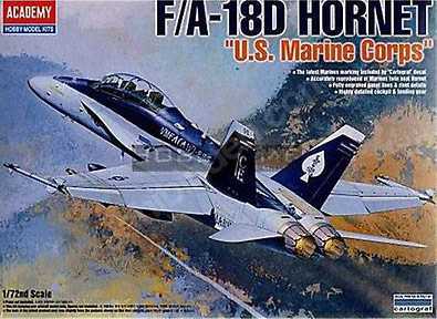 Model Kit letadlo 12422 - F / A 18D HORNET "US MARINES" (1:72)