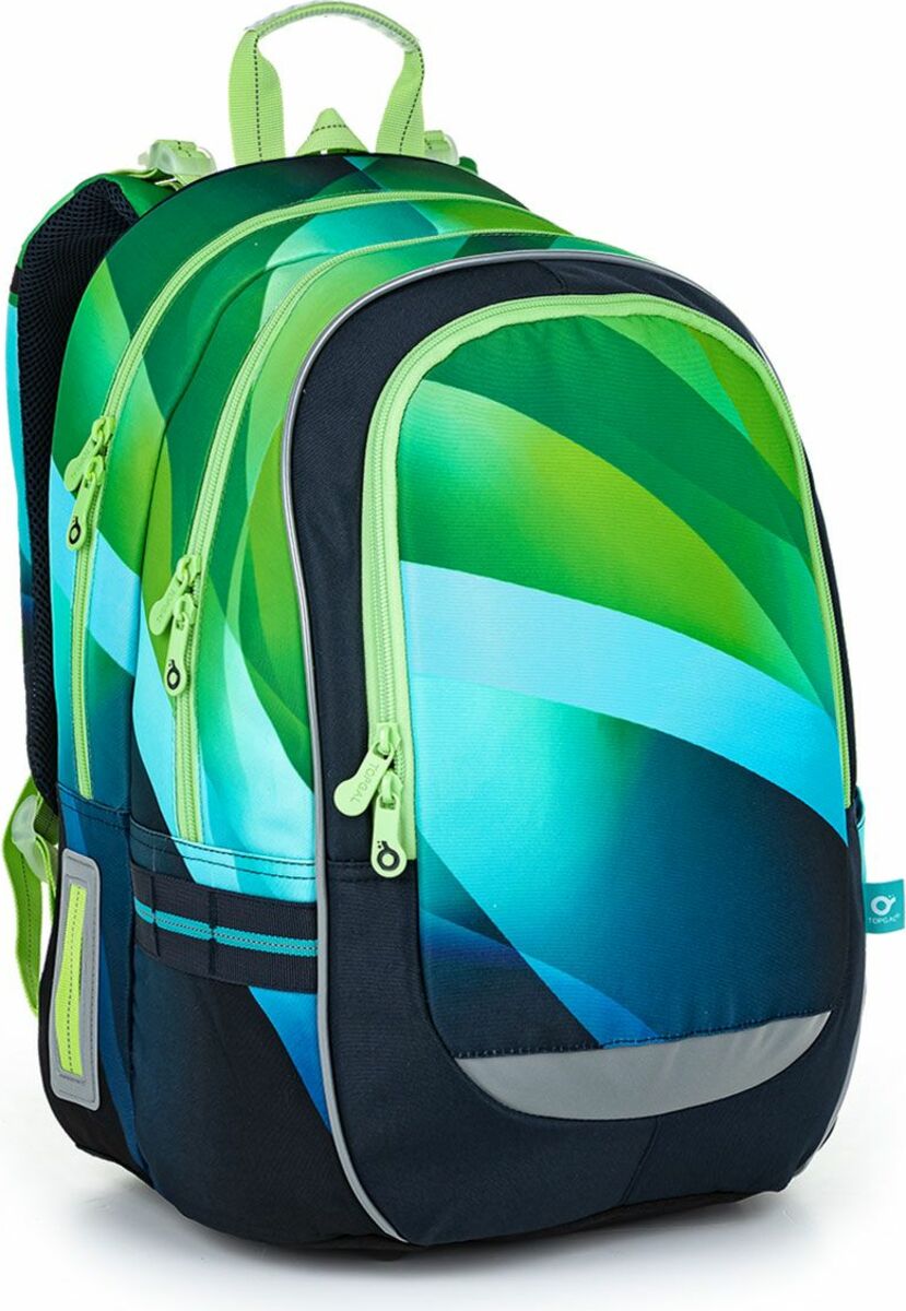Modrozelená školní taška Topgal CODA 22018 -