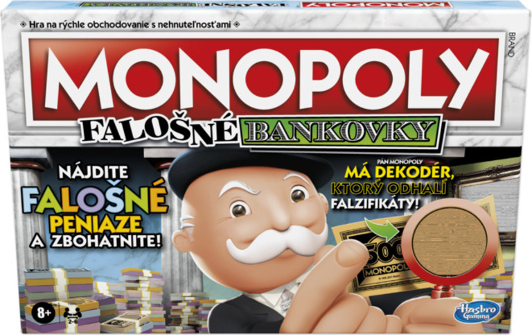 Hasbro Monopoly falešné bankovky F2674634 SK