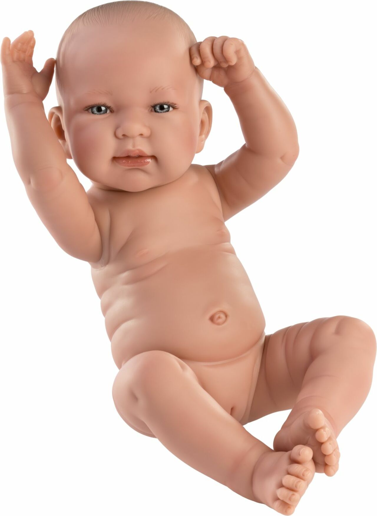 Llorens 73802 NEW BORN DÍVKO - realistické miminko s celovinylovým tělem - 40 cm