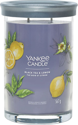 Yankee Candle, Černý čaj s citronem, Svíčka ve skleněném válci 567 g