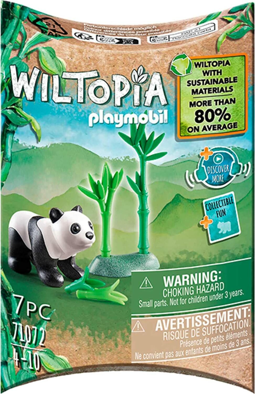 PLAYMOBIL 71072 Wiltropia: Mládě pandy