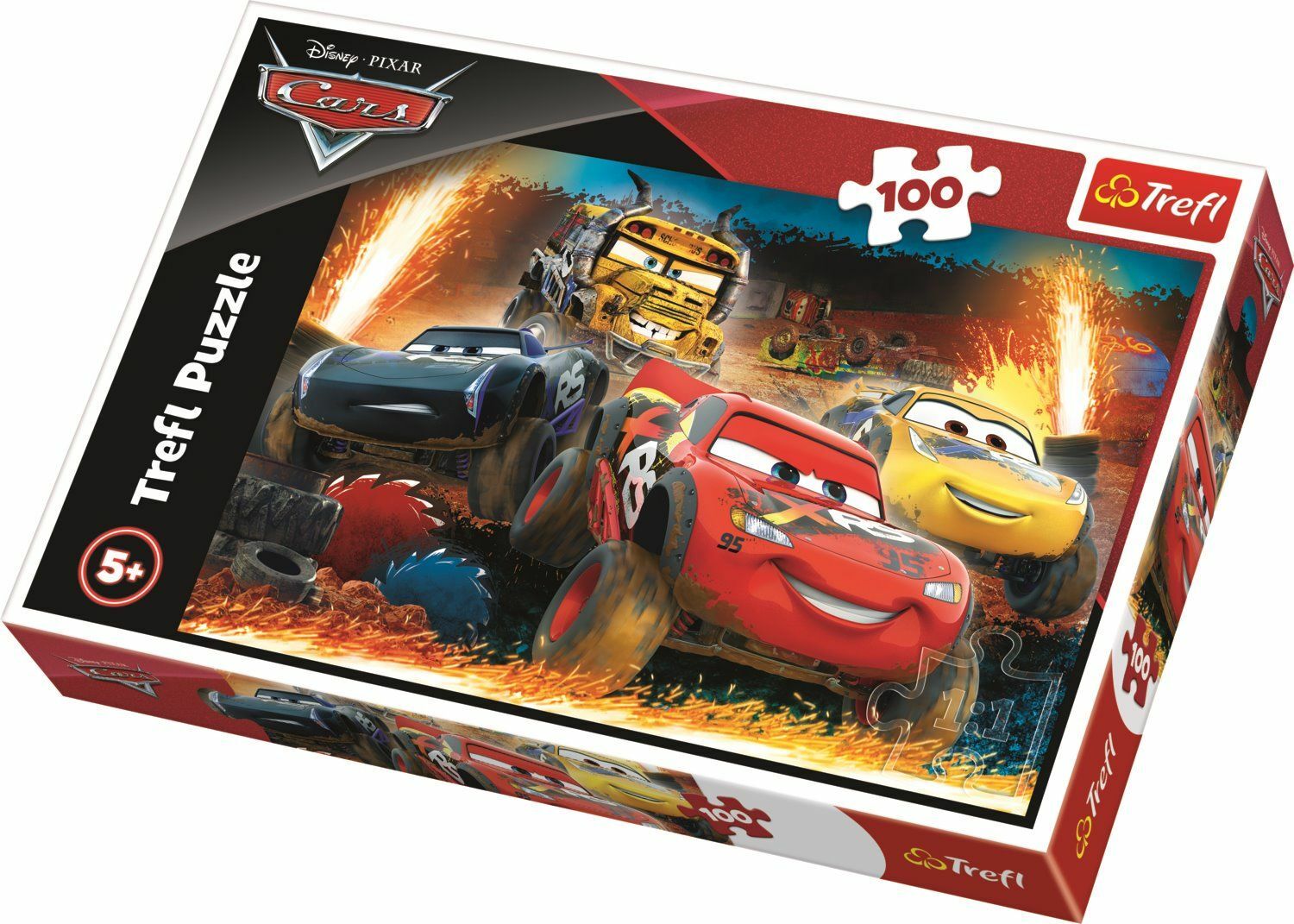 Trefl Puzzle 100 dielikov - Extrémne preteky  Disney Cars 3