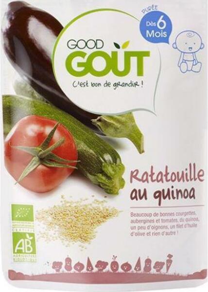 Příkrm zeleninový BIO Ratatouille s quinoou 190g Good Gout