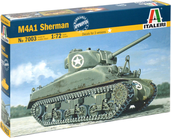 Model Kit tank 7003 - M4 SHERMAN (1:72)