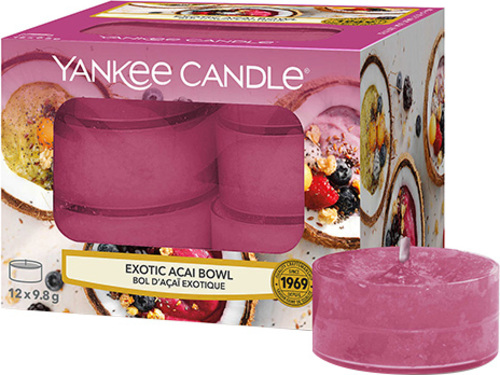 Yankee Candle, Miska exotických chutí, Svíčky čajové, 12 ks