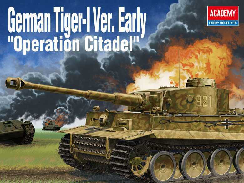 Model Kit tank 13509 - German Tiger-I Ver. EARLY "Operation Citadel" (1:35)