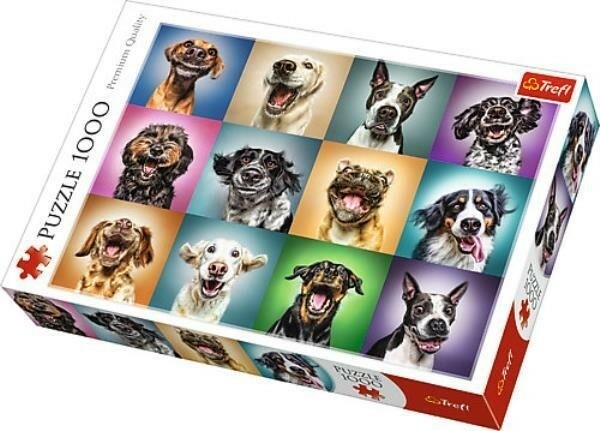 Puzzle Trefl Funny dogs 1000, výrobce Trefl.