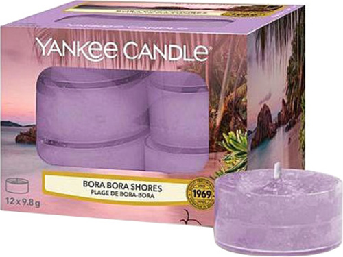 Yankee Candle Bora Bora Shores čajová svíčka 12 x 9,8 g