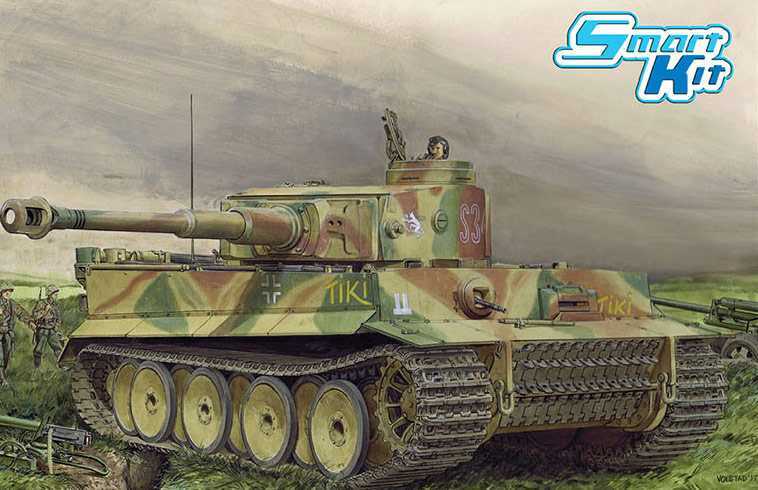 Model Kit tank 6885 - Tiger I Early Production "TiKi" Das Reich Division (Battle of Kursk)