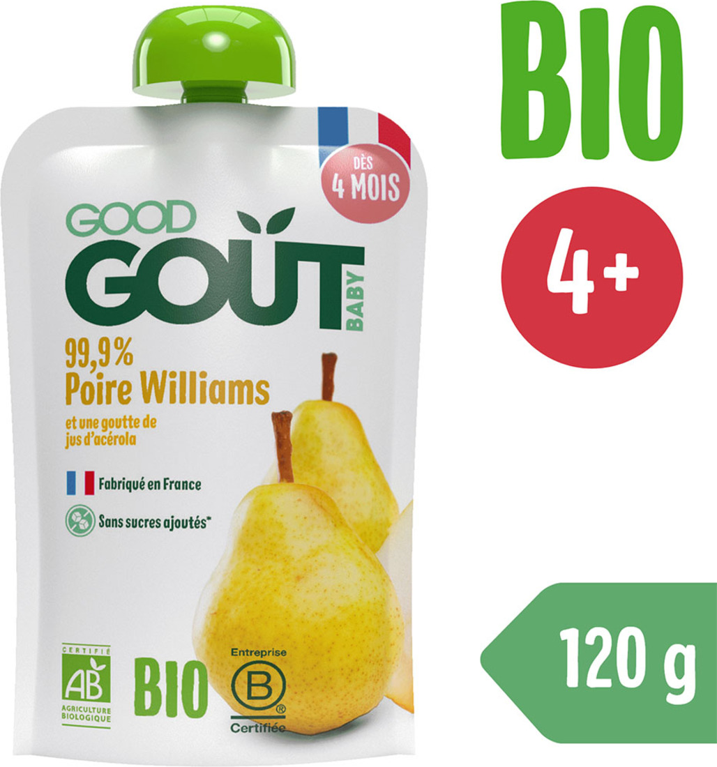 Good Gout BIO Hruška Williams (120 g)