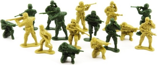 Sada vojáci 100g plast CZ design