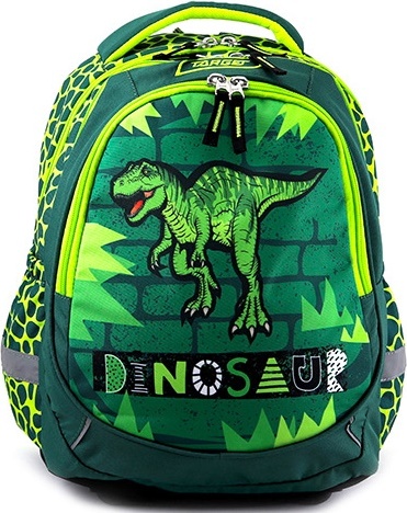 Studentský batoh Target, Zelený, dinosaurus