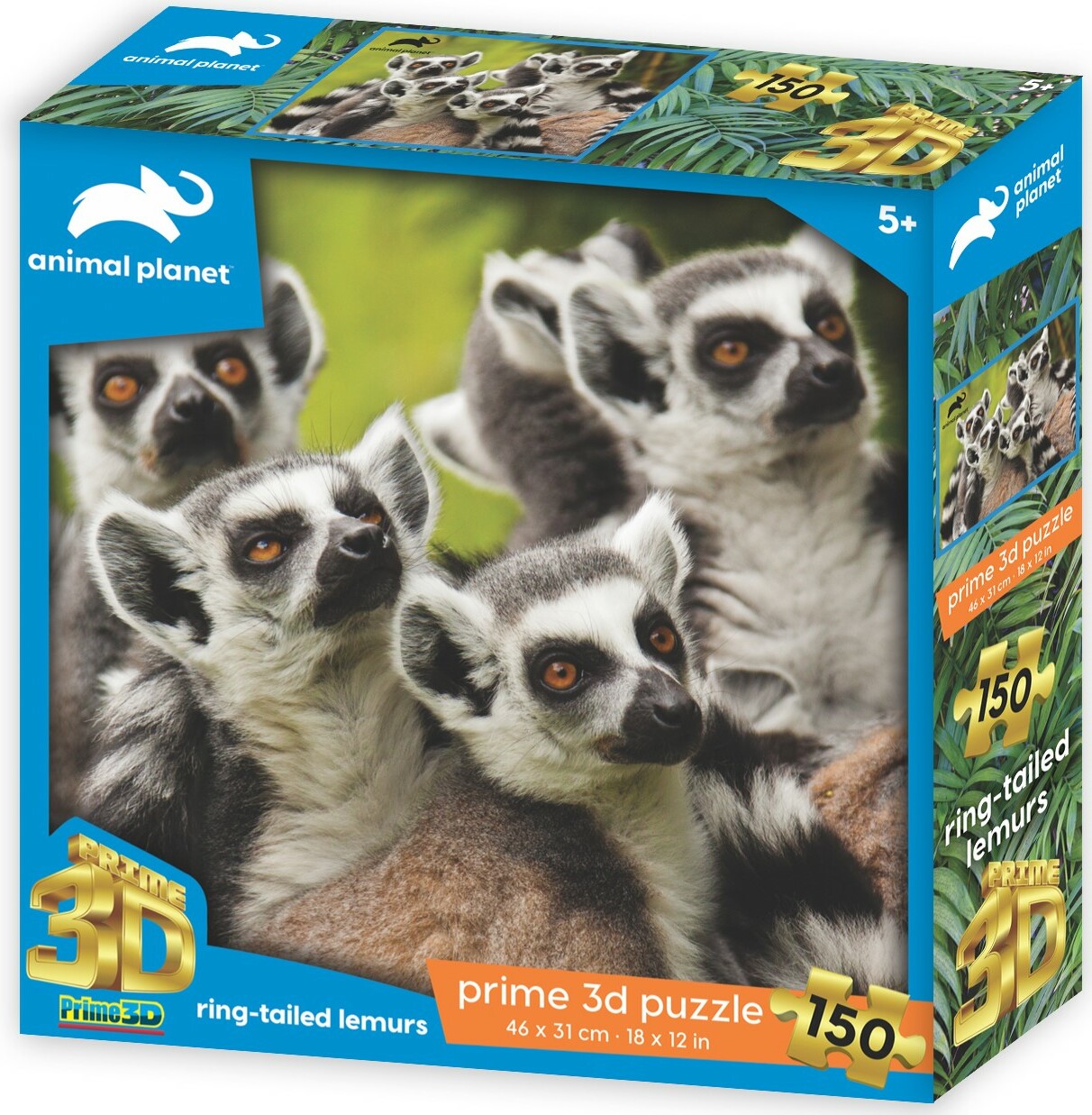 PRIME 3D PUZZLE - Lemur 150 dílků