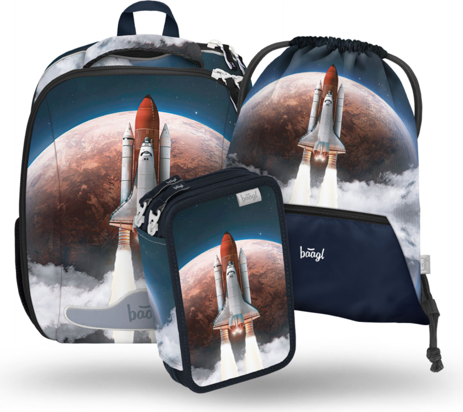 BAAGL SADA 3 Shelly Space Shuttle: batoh, pero, taška