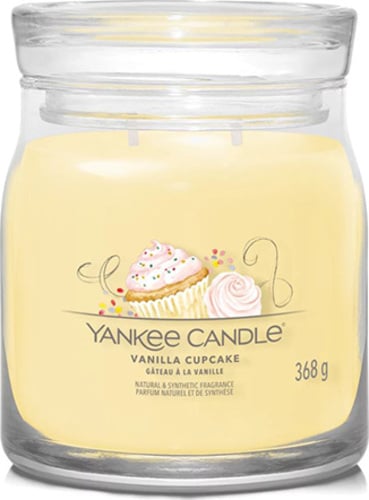 Yankee Candle Vanilkový košíček, Svíčka ve skleněné dóze 368 g