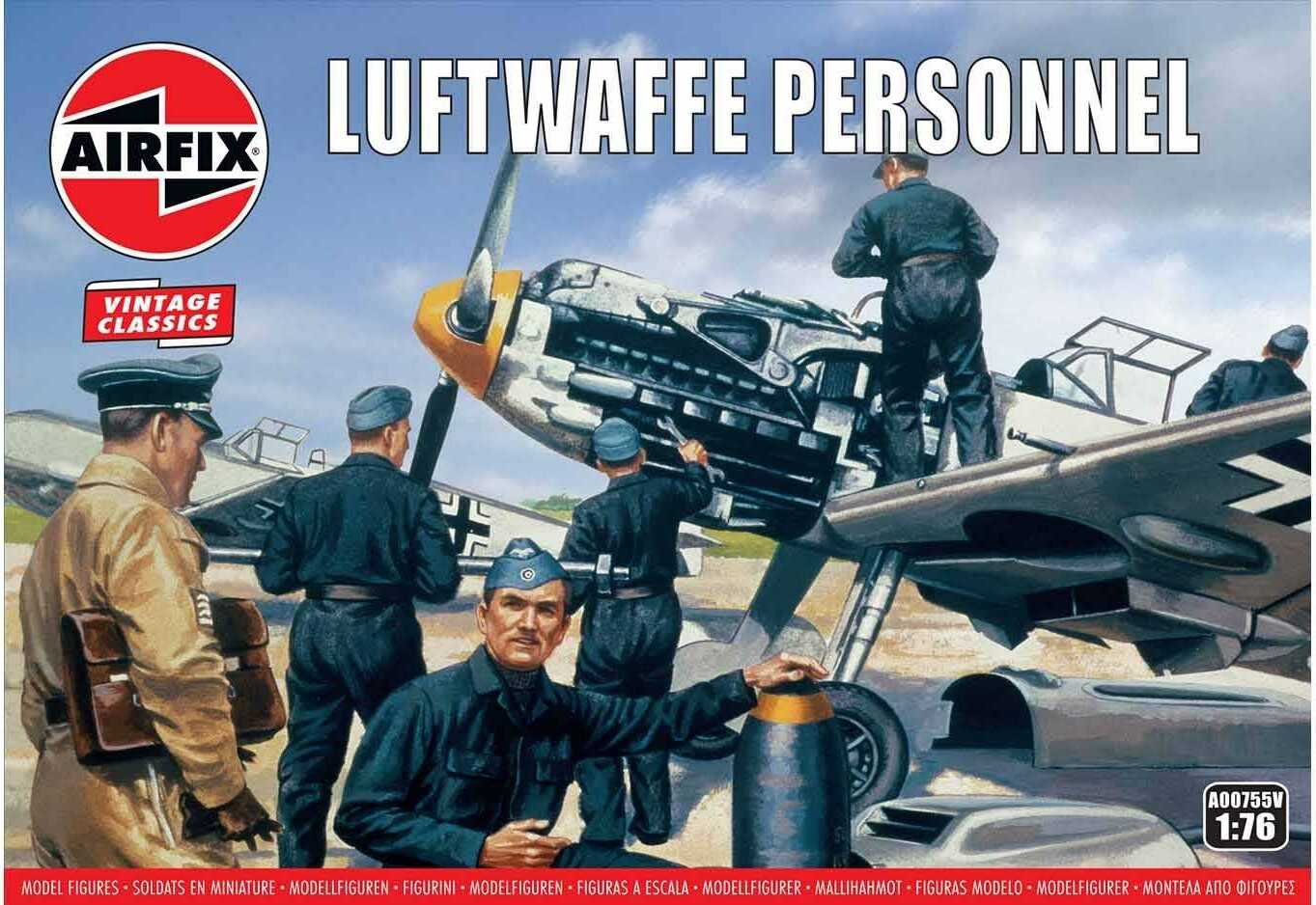 Classic Kit VINTAGE figurky A00755V - Luftwaffe Personnel (1:76)
