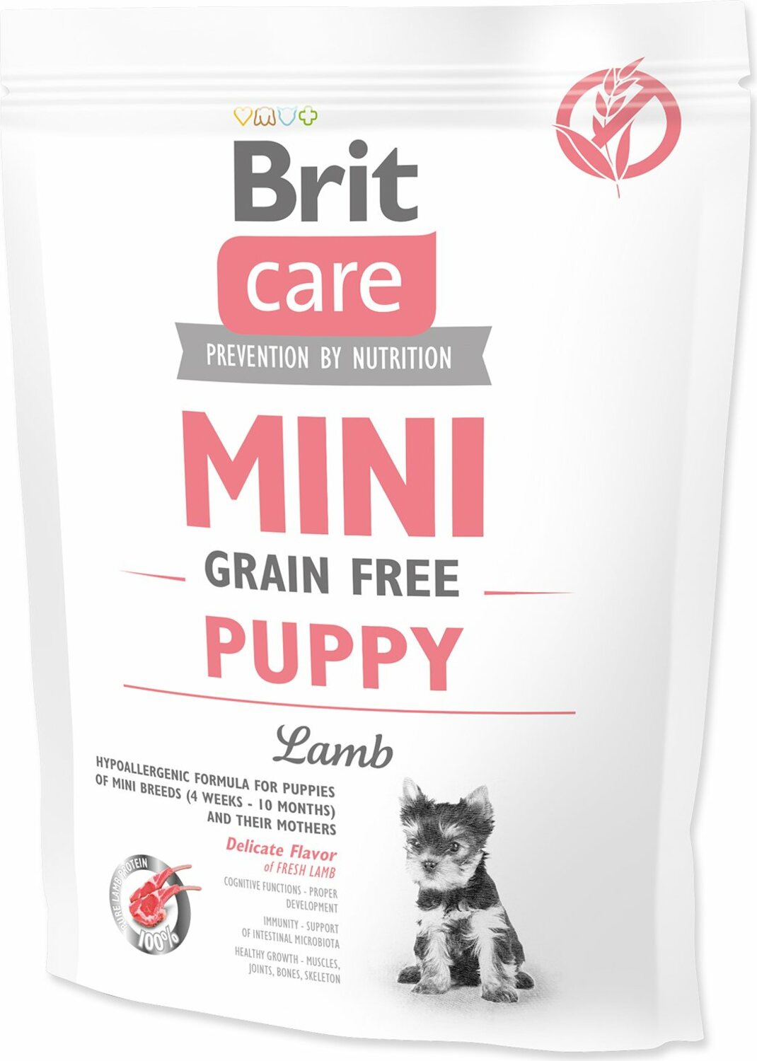 Krmivo Brit Care Mini Grain Free Puppy Lamb 0,4kg
