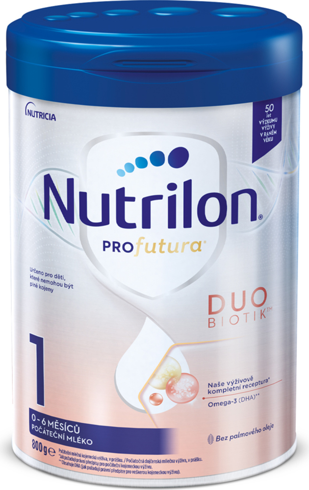 NUTRILON Profutura DUOBIOTIK 1 počáteční kojenecké mléko 800 g 0+