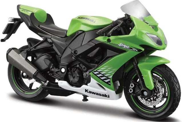 Maisto - Motocykel, Kawasaki Ninja® ZX™-10R, 1:18