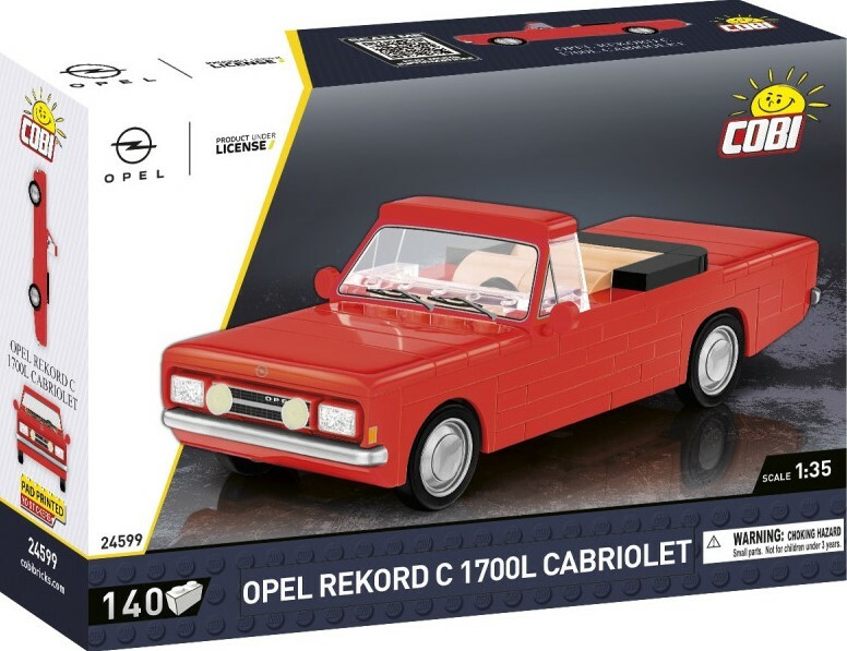 Cobi Opel Rekord C 1700 kabriolet, 1:35, 137 k
